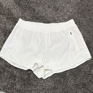Women's Athletic White Shorts